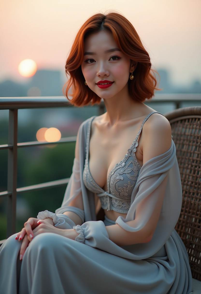 黄昏码头的猫海报